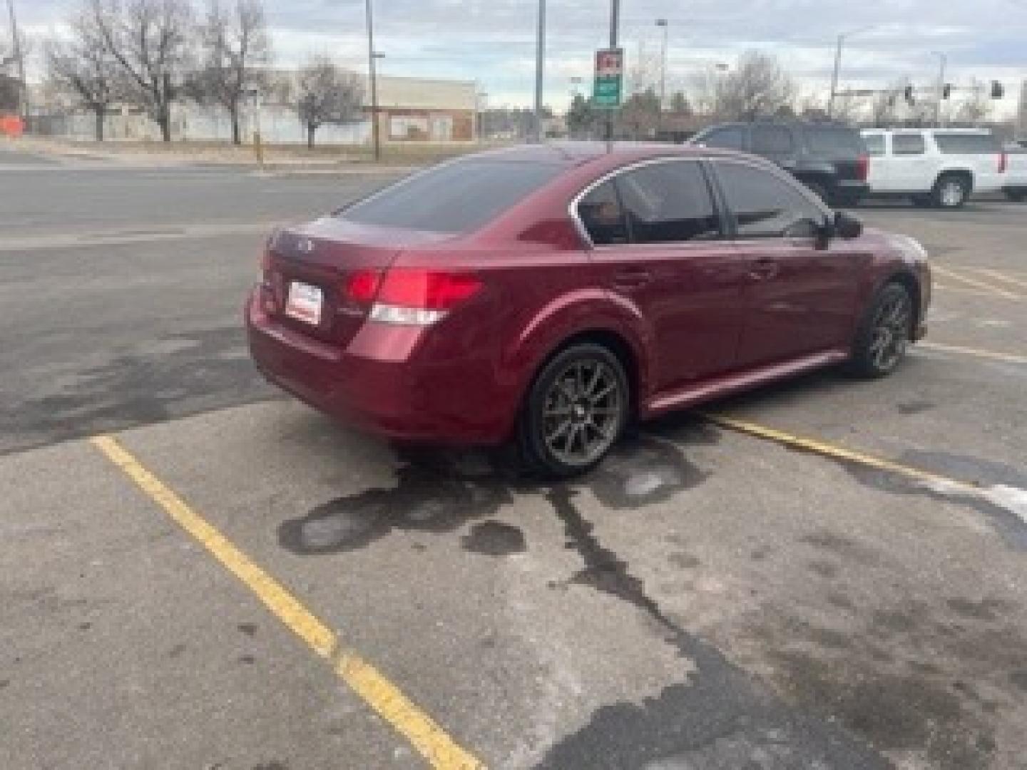 2012 Ruby Red Pearl /Off-Black Subaru Legacy 2.5i (4S3BMCA60C3) with an 2.5L 4-Cylinder SOHC 16V engine, CVT transmission, located at 10890 W. Colfax Ave., Lakewood, CO, 80215, (303) 274-7692, 39.739914, -105.120132 - 2012 Subaru Legacy<br><br>D1 Auto NEVER charges dealer fees! All cars have clean titles and have been inspected for mechanical issues. We have financing for everyone. Good credit, bad credit, first time buyers.<br><br>Please call Lakewood Location 303-274-7692 or Thornton 303-287-5511 to schedule a - Photo#4